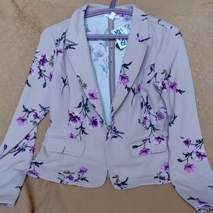 Floral pink/floral blazer